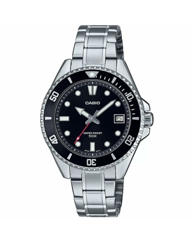 Herrenuhr Casio MDV-10D-1A1VEF Schwarz Silberfarben
