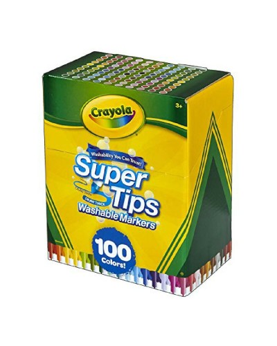 Set di Pennarelli Super Tips Crayola 58-5100 (100 uds)