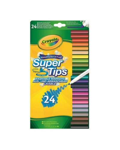 Markeerstiften Crayola B01BF6F20K Wasbaar (24 uds)