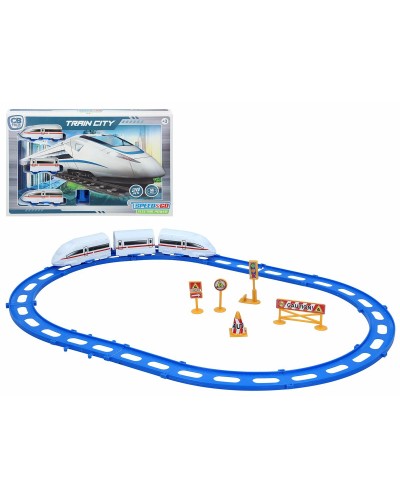 Train met circuit Speed & Go 20 Onderdelen 56 cm