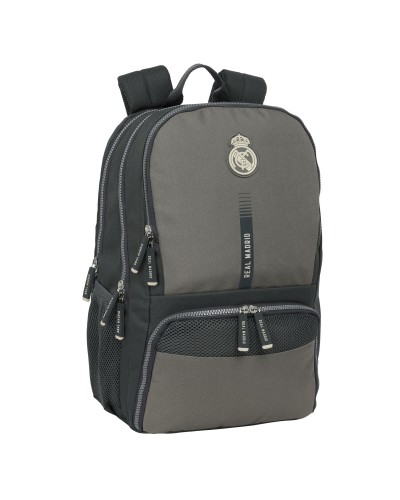 Mochila Escolar Real Madrid C.F. Gris 30 x 42 x 17 cm