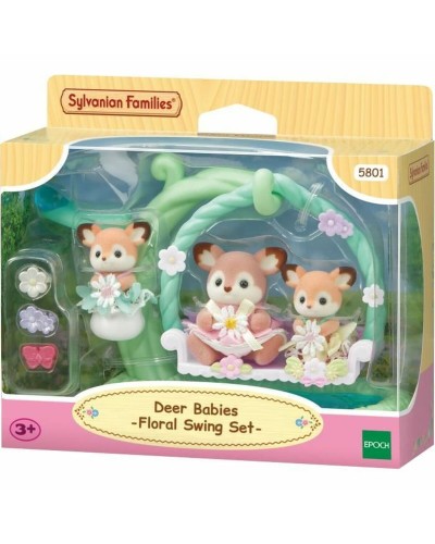 Figuuri, jossa liikkuvat raajat Sylvanian Families Ciervo bebé y columpio eläimet