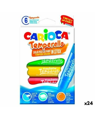 Tempere Carioca Temperello 6 Pezzi (24 Unità)
