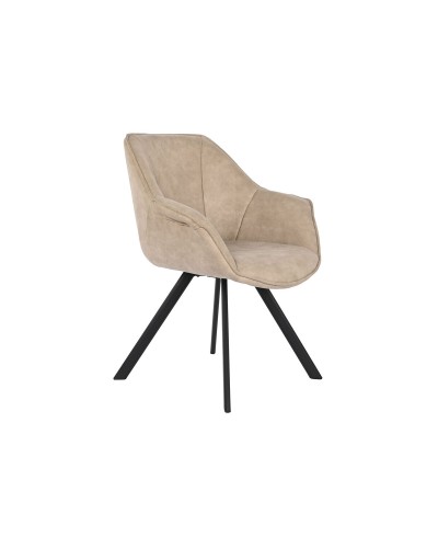 Stuhl DKD Home Decor Schwarz Beige 64 x 67 x 85 cm