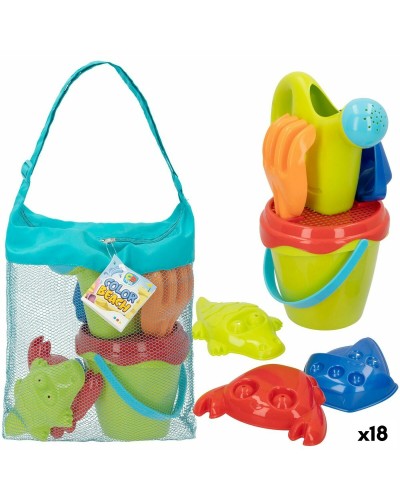 Set de jouets de plage Colorbaby polypropylène (18 Unités)