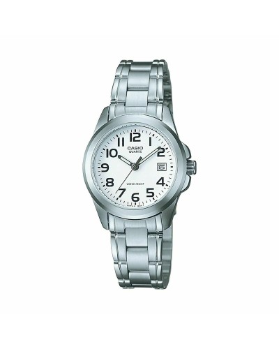 Unisexklocka Casio LTP-1259PD-7BEG Vit Silvrig
