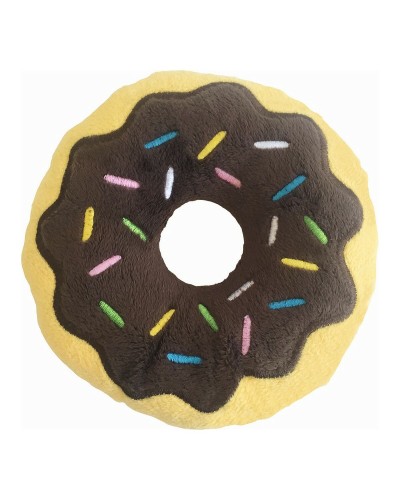 Soft toy for dogs Gloria 3 x 5 x 14 cm Chocolate Donut Brown