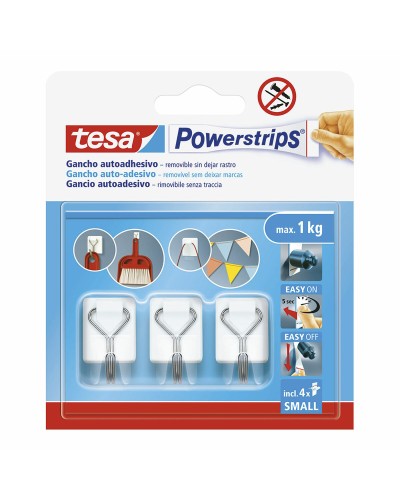 Haken zum Aufhängen TESA Powerstrips S Selbstklebend