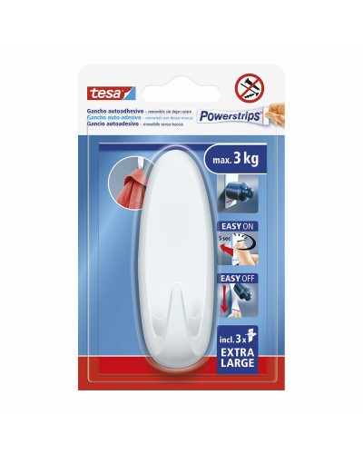 Gancio per appenderla TESA Powerstrips XL Autoadesivo