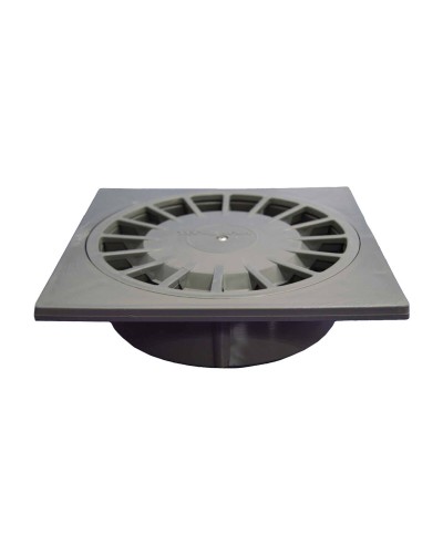 Avlopp Tecnoagua T-88 PVC 15 x 15 x 5,65 cm Ø 7,5 - 5 cm Vertikalt