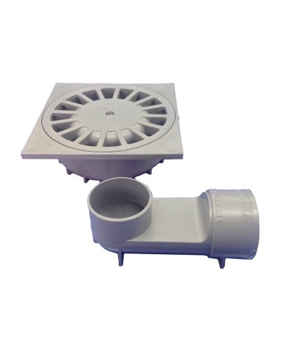 Afvoer Tecnoagua t-88 vh PVC 25 x 25 x 7 cm Ø 11 - 9 cm