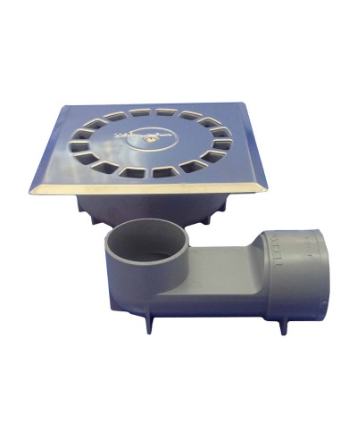 Viemäri Tecnoagua T-88 VHI PVC Ruostumaton teräs 11,8 x 11,8 x 4,5 cm Ø 4 cm