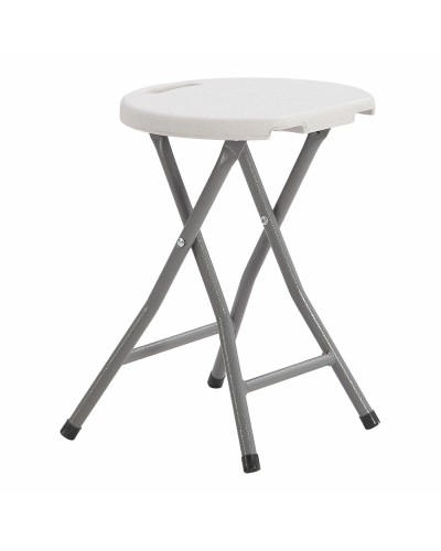 Tabouret Pliant EDM 73798 Blanc 33 x 30 x 45 cm