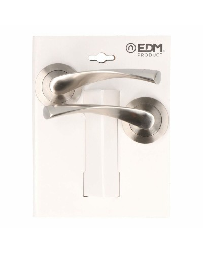 Handle set EDM 86032 707 Aluminium Ø 6,5 x 12 cm