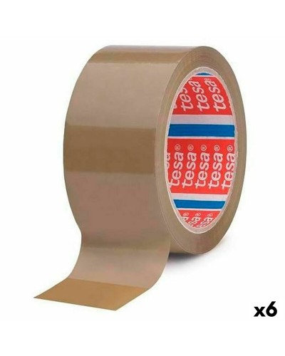 Plakband TESA 132 m Bruin (6 Stuks)