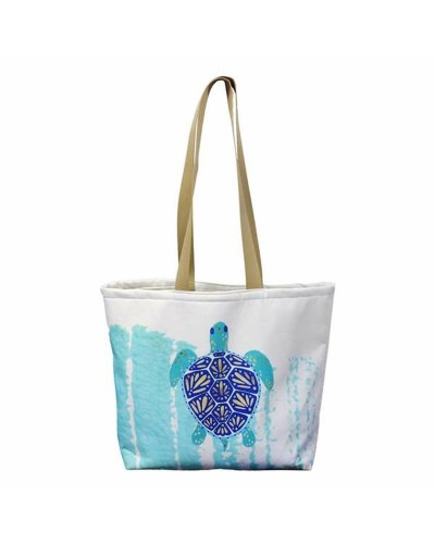 Strandtas Secaneta 48 x 33 x 14 cm Schildpad