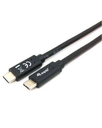 Kabel USB-C naar USB-C Equip 12834707101 Zwart 2 m