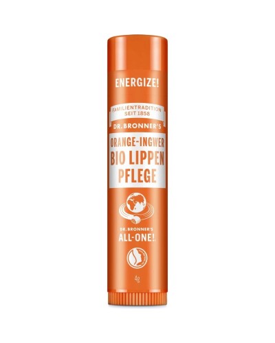 Lip Balm Dr Bronner's Orange Ingwer 4 g