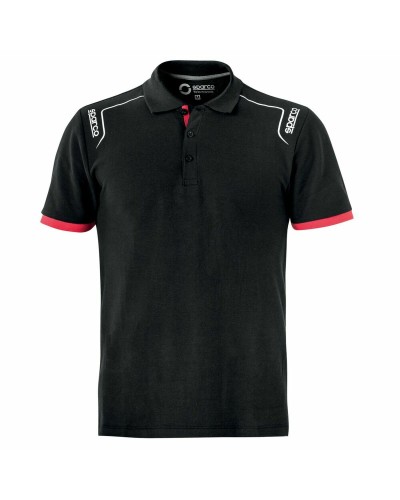 Polo a Maniche Corte Sparco TECH STRETCH Nero XXL