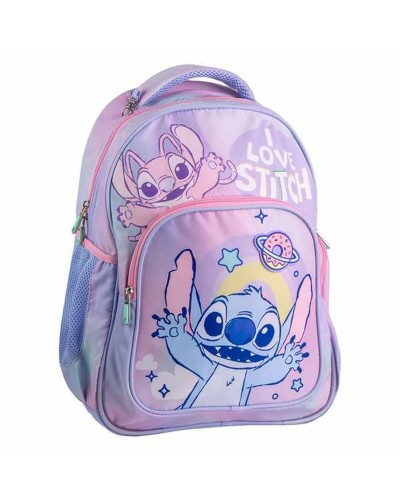 Koululaukku Stitch Liila