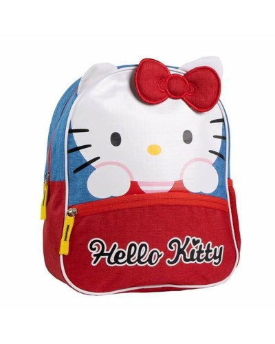Skolryggsäck Hello Kitty Blå