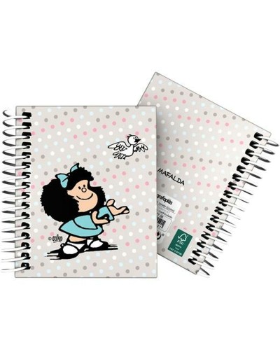 Notizbuch Mafalda Bird Bunt A7 100 Blatt