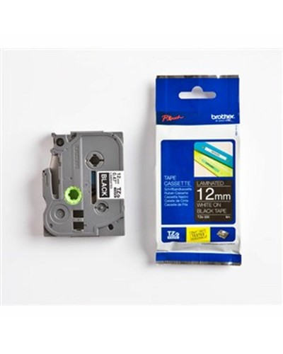 Originele inkt cartridge Brother TZE335 Wit/Zwart