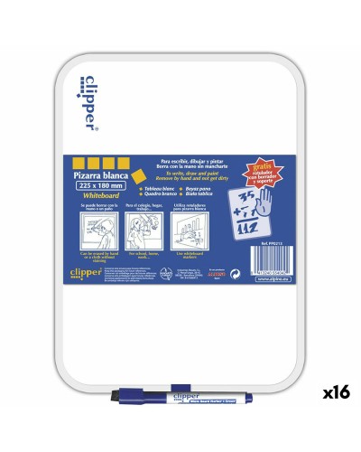 Whiteboard Alpino 25,5 x 18 cm (16 antal)