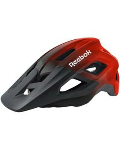 Volwassen Fietshelm Reebok Zwart Rood Klep