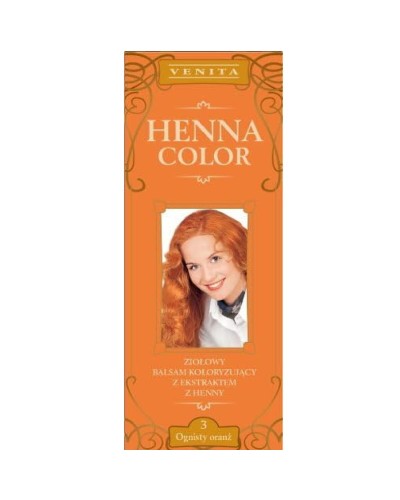 Semi-permanente kleurstof Venita Henna Color Nº 5 Paprika 75 ml