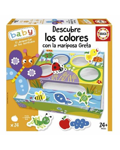 Educatief Spel Educa Descubre los Colores con La Mariposa Greta (ES)