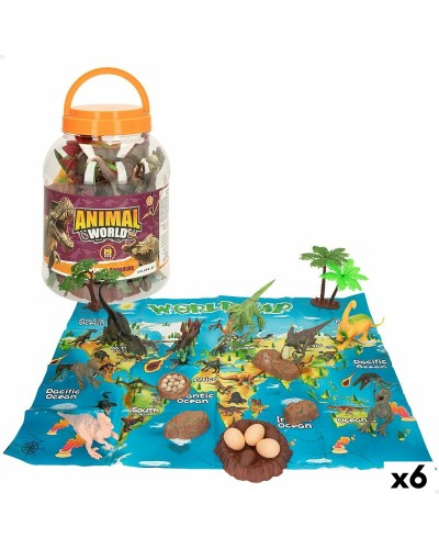 Playset Colorbaby 19 piezas 6 Unidades 17 x 9 x 6 cm Dinosaurios