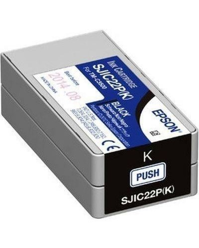 Original Tintenpatrone Epson SJIC22P(K) Schwarz