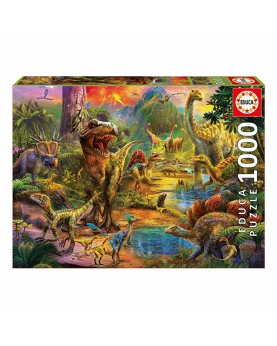 Puzzle Dinosaur Land Educa 17655 (1000 pcs)