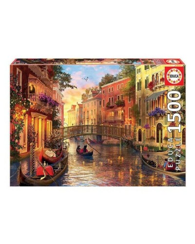 Palapeli Educa Sunset in Venezia (1500 pcs)