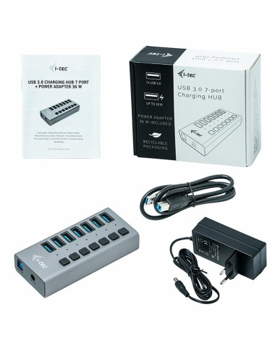 USB-keskitin i-Tec U3CHARGEHUB7        