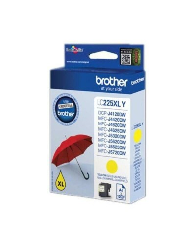 Cartouche d'Encre Compatible Brother LC225XLYBP Jaune