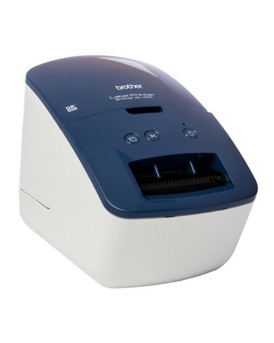 Impresora para Etiquetas Brother QL600BXX1 300 dpi 71 mm/s USB 2.0 Azul Blanco Negro Azul/Blanco