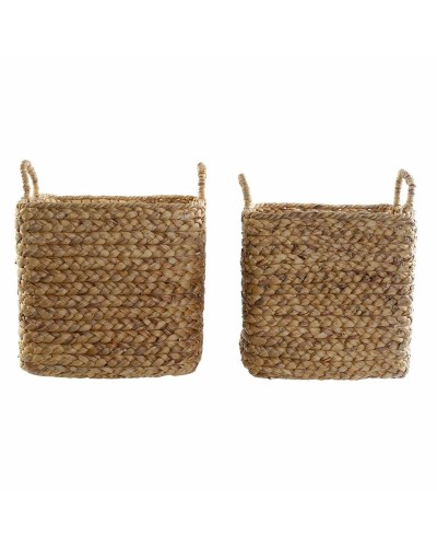 Basket spelset DKD Home Decor Natuurlijk Bruin Boho