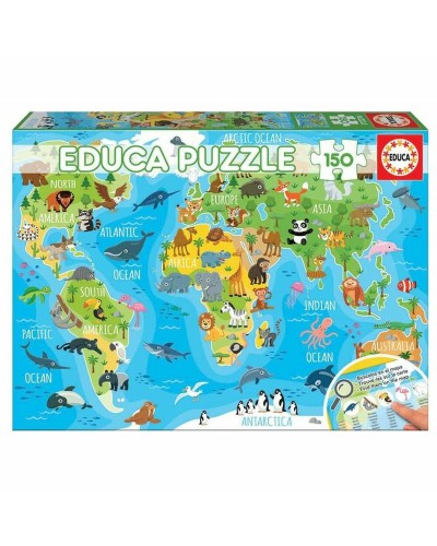 Puzzle Educa Animals Map (150 pcs)