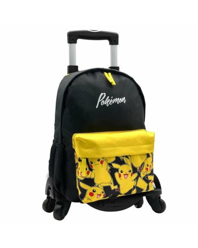 Reppu pyörillä Pokémon Pikachu 42 x 31 x 13,5 cm