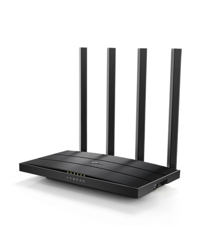Router TP-Link Archer C6U Noir USB USB 2.0 RJ45 Ethernet LAN Wi-Fi 5 GHz
