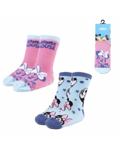 Chaussettes Antidérapantes Minnie Mouse 2 Unités