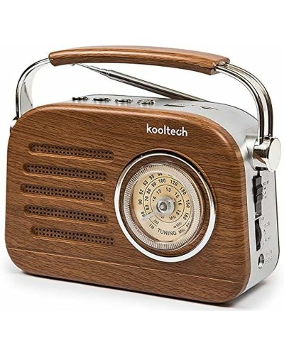 Portable Bluetooth Radio Kooltech Retro AM/FM