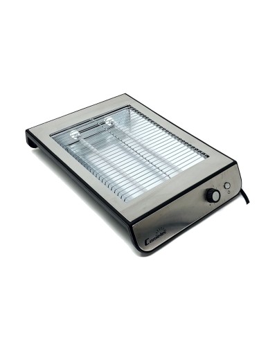 Toaster COMELEC D230580 600 W Stainless steel Black 600 W
