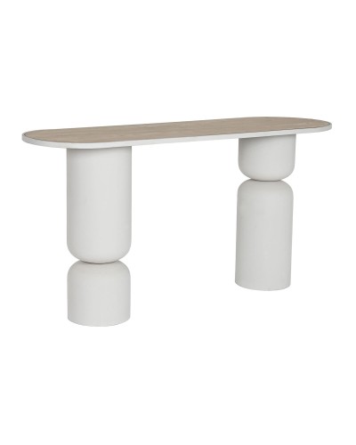 Konsol Home ESPRIT Vit Metall Trä MDF 150 x 45 x 77 cm