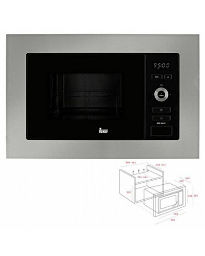 Micro-ondes intégrable avec grill Teka MWE 225 FI 20 L 800W Acier 800 W 20 L