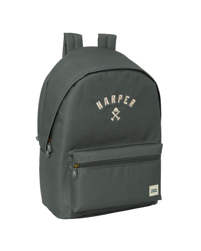 Laptop Backpack Harper & Neyer +usb harper & neyer Grey 31 x 44 x 18 cm