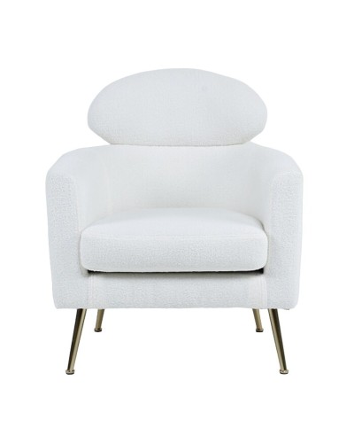 Sitz Home ESPRIT Weiß Silberfarben Metall 71 x 75 x 95 cm