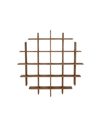 Étagère Home ESPRIT bois de teck 120 x 15 x 120 cm